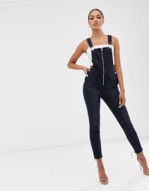 Blank NYC slim leg zip front overall   ASOS at Asos